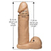 8-inch Doc Johnson Flesh Pink Realistic Dildo With Veined Detail - Peaches and Screams