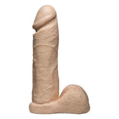 8 - inch Doc Johnson Flesh Pink Realistic Dildo With Veined Detail - Peaches and Screams