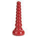 8 - inch Doc Johnson Pvc Red Large Butt Plug - Peaches and Screams