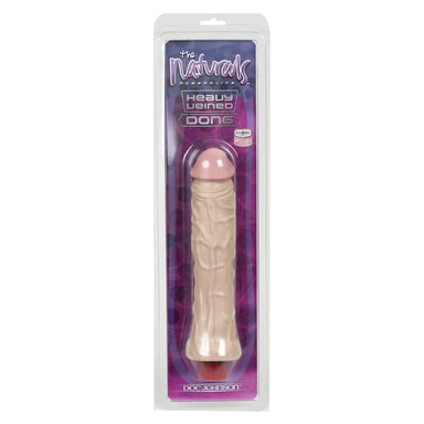 8-inch Doc Johnson Realistic Flesh Pink Large Penis Vibrator - Peaches and Screams