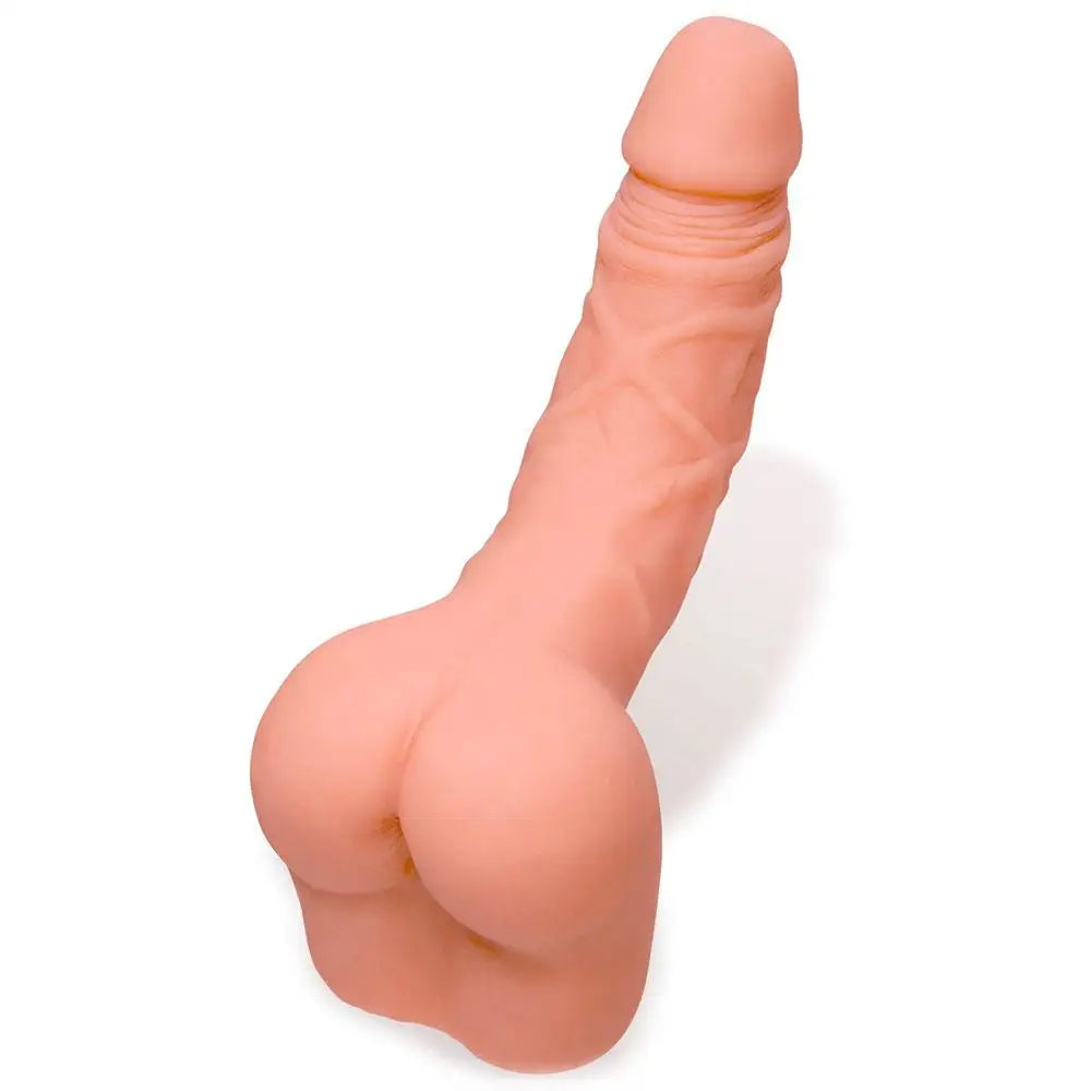 8-inch Pipedream Flesh Pink Realistic Dildo Masturbator with Tight Anus - Peaches and Screams