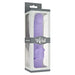8 - inch Toyjoy Silicone Purple Realistic Vibrator With Clit Stim - Peaches and Screams