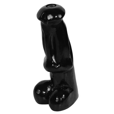 9.5-inch Extra Large Black Realistic Dildo - Peaches and Screams