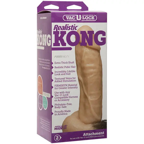 9-inch Doc Johnson Rubber Bendable Large Realistic Dildo - Peaches and Screams