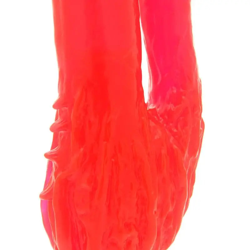 9-inch Pipedream Red Jelly Double-penetrator Waterproof Vibrator - Peaches and Screams