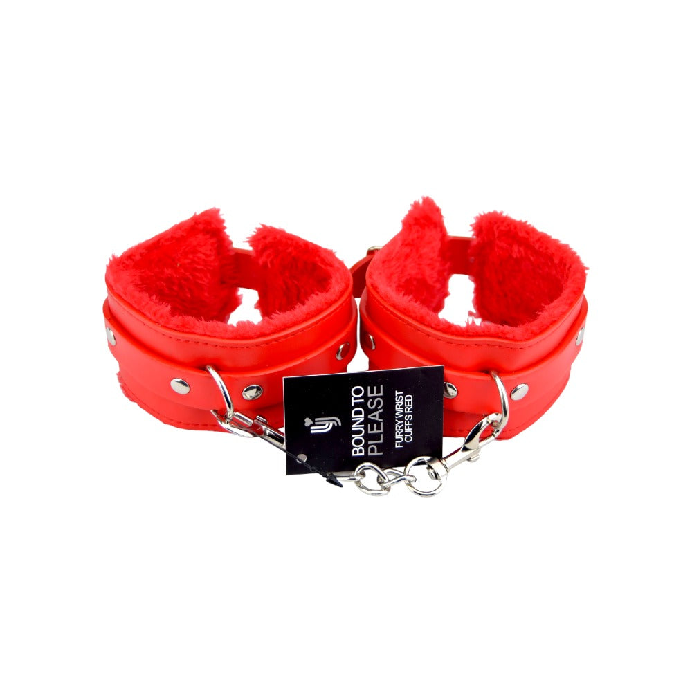 bound-to-please-furry-plush-wrist-cuffs-red