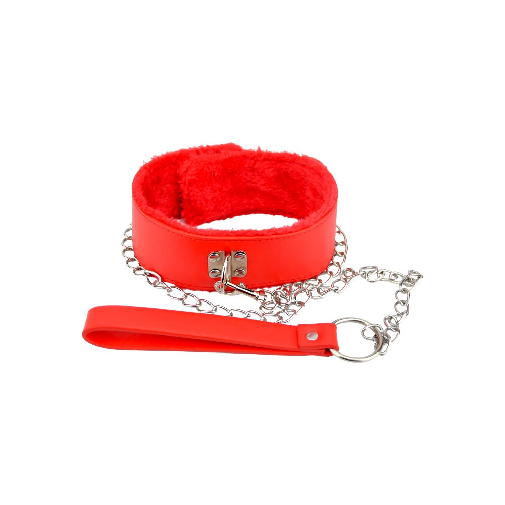 bound-to-please-furry-collar-with-leash-red