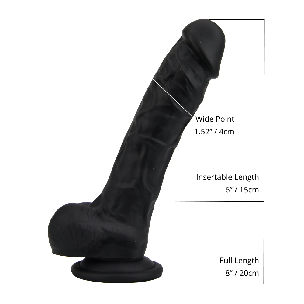 loving-joy-8-inch-realistic-silicone-dildo-with-suction-cup-and-balls-black