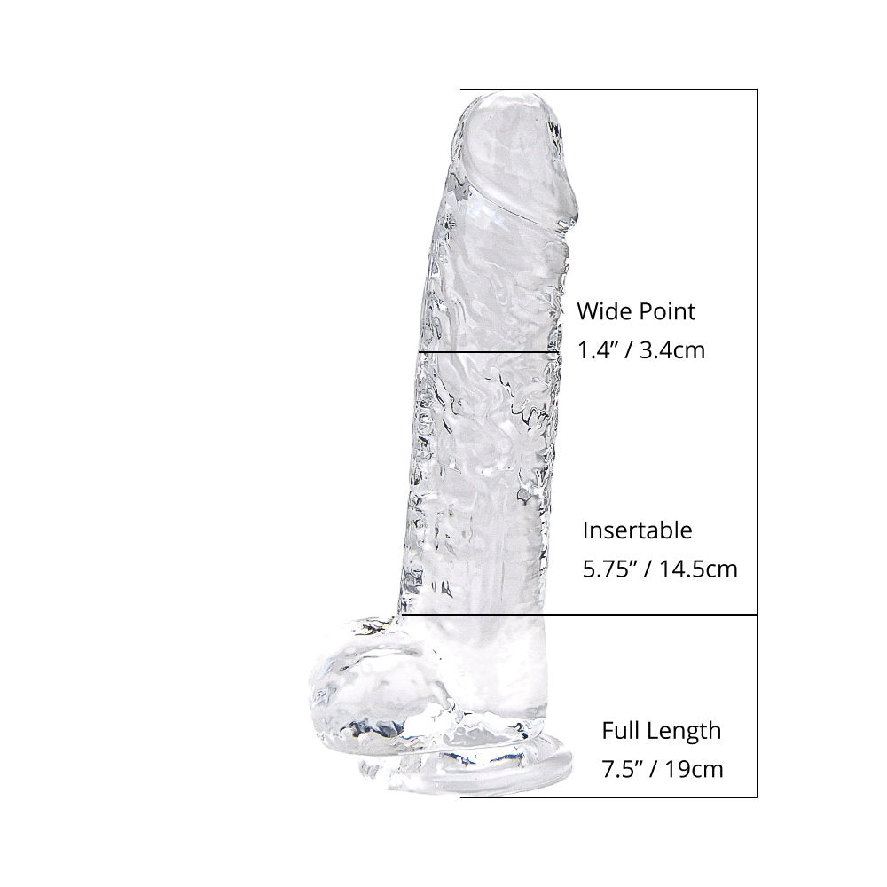 loving-joy-7-inch-dildo-with-balls-clear