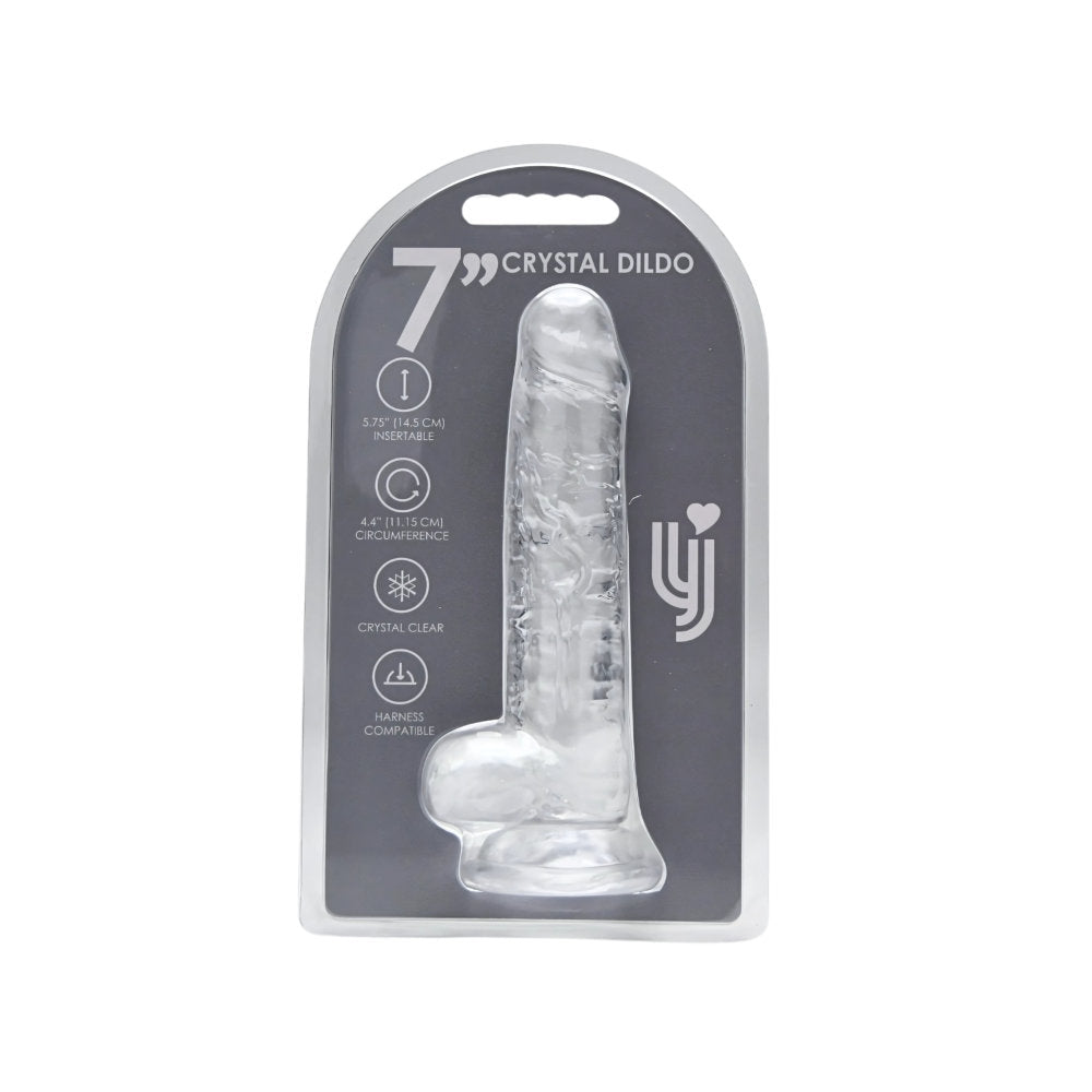 loving-joy-7-inch-dildo-with-balls-clear