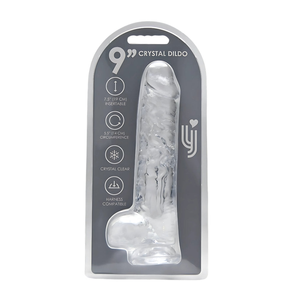 loving-joy-9-inch-dildo-with-balls-clear