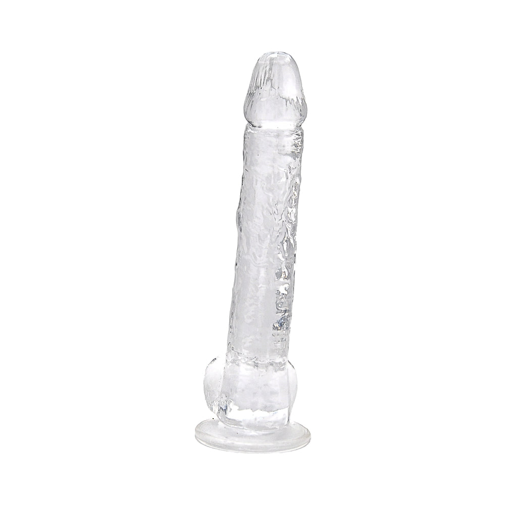 loving-joy-11-inch-dildo-with-balls-clear
