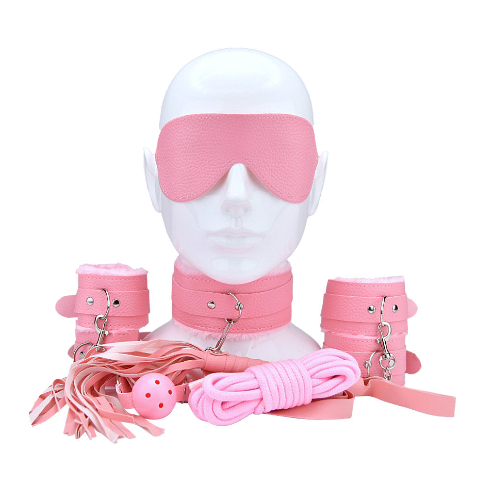 bound-to-play-beginners-bondage-kit-pink-8-piece