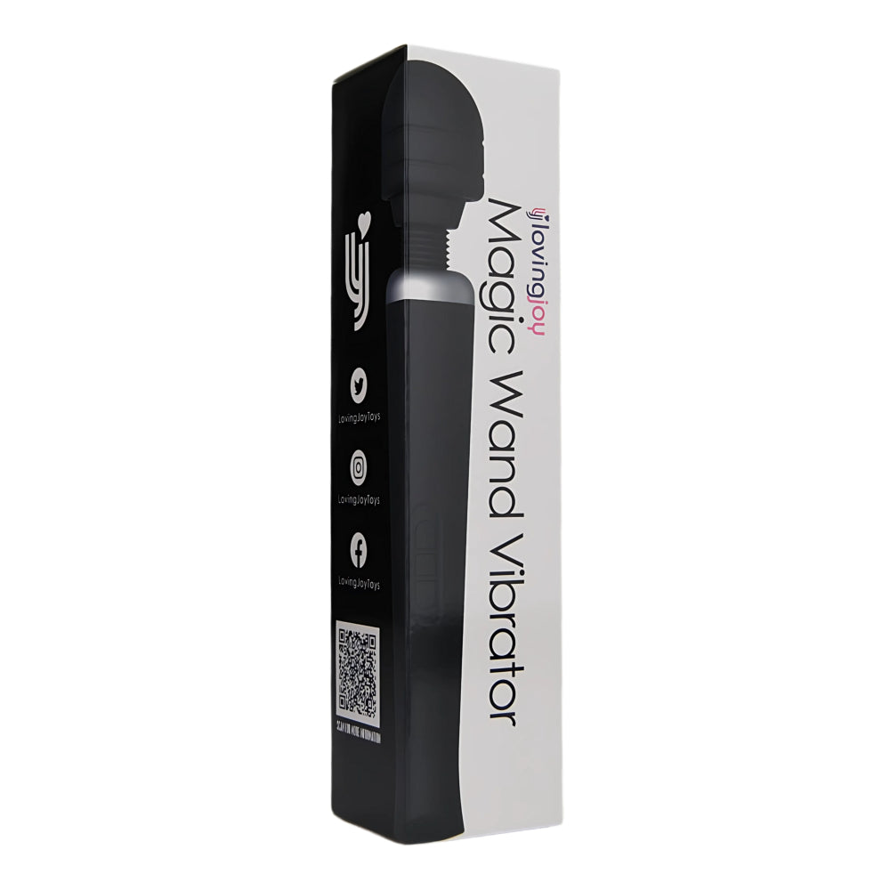 loving-joy-rechargeable-magic-wand-vibrator-black