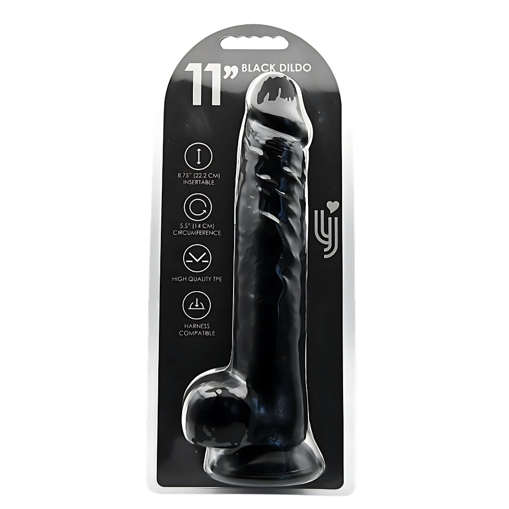 loving-joy-11-inch-dildo-with-balls-black