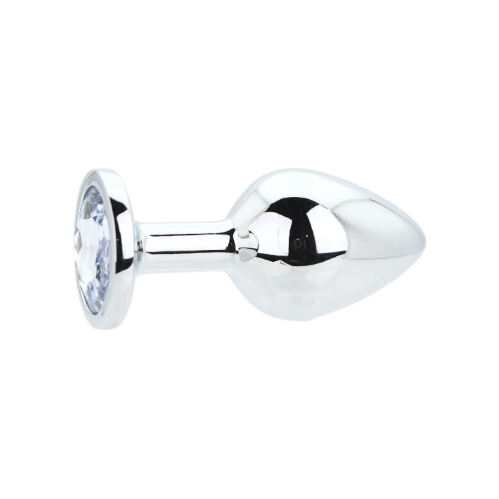toosh-silver-metal-butt-plug-medium-clear-stone