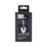 toosh-silver-metal-butt-plug-medium-clear-stone