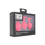 toosh-silicone-butt-plug-pink-set-of-3-clear-stone