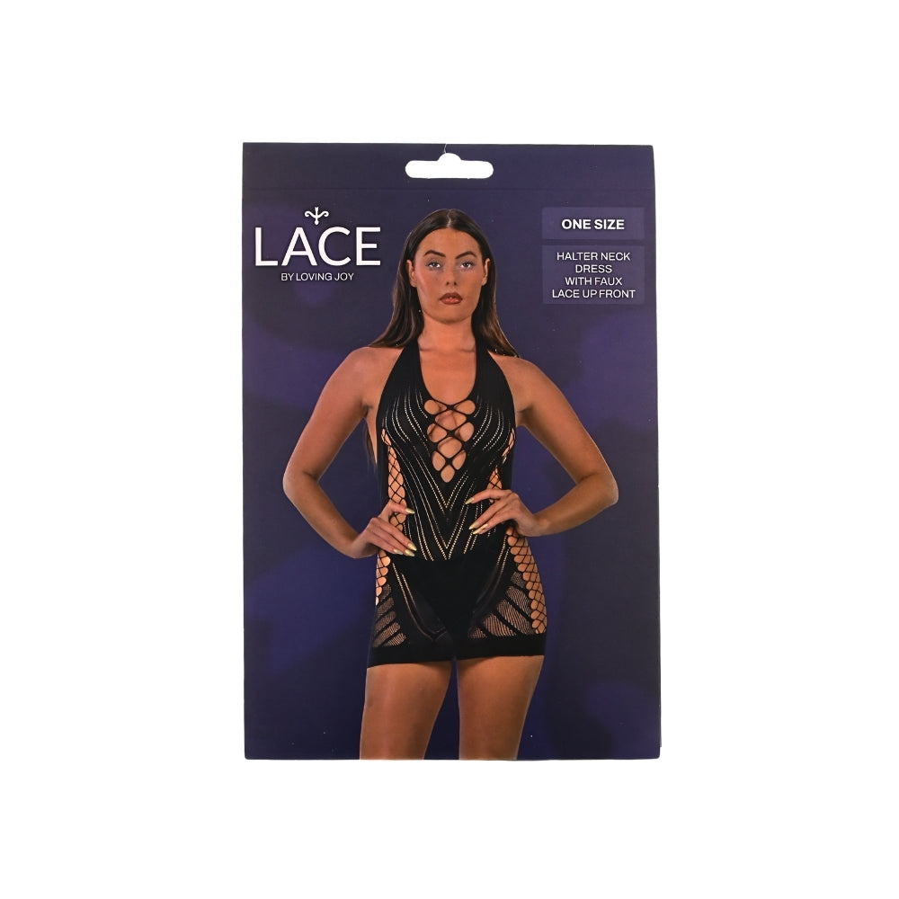 lace-by-lj-halter-neck-dress-with-faux-lace-up-black
