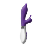 Adonis rechargeable vibrator waterproof purple silicone toy - peaches and screams