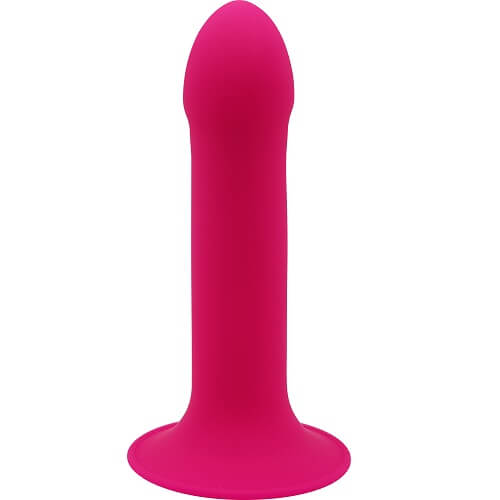 Adrien lastic cushioned core suction cup silicone dildo 6.5 inch - strap on dildos peaches and screams