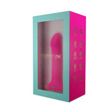 Adrien lastic dual density cushioned core vibrating suction cup silicone dildo 6.5 inch - suction cup dildos peaches and screams