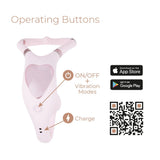 Adrien lastic venus hands free double vibrator - g-spot vibrators peaches and screams