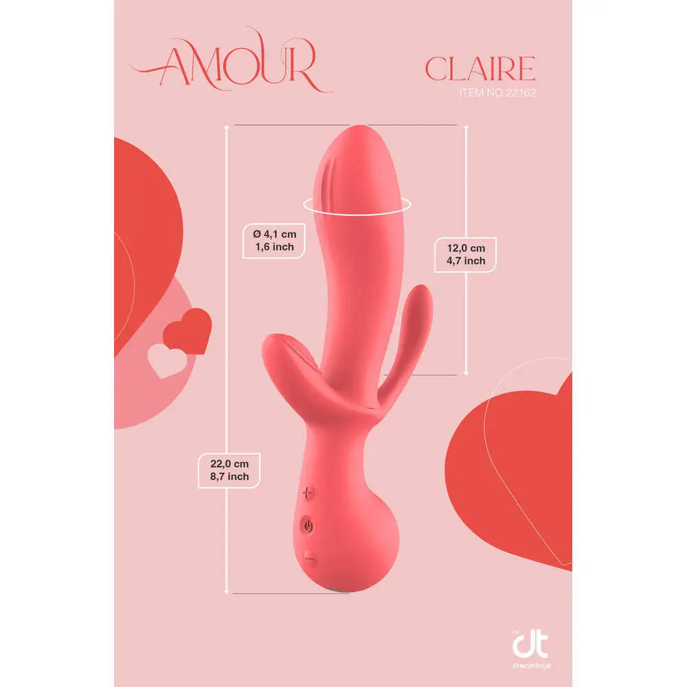 Amour Triple Pleasure Vibe Claire - Peaches and Screams