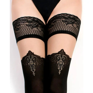 Ballerina Fantasy Hold Up Stockings - L/XL - Peaches and Screams