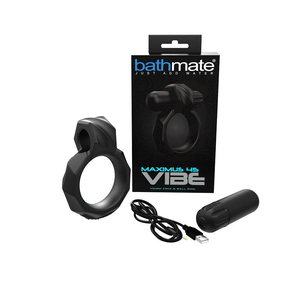 Bathmate maximus vibe 45 vibrating cock and ball ring - cock rings peaches and screams