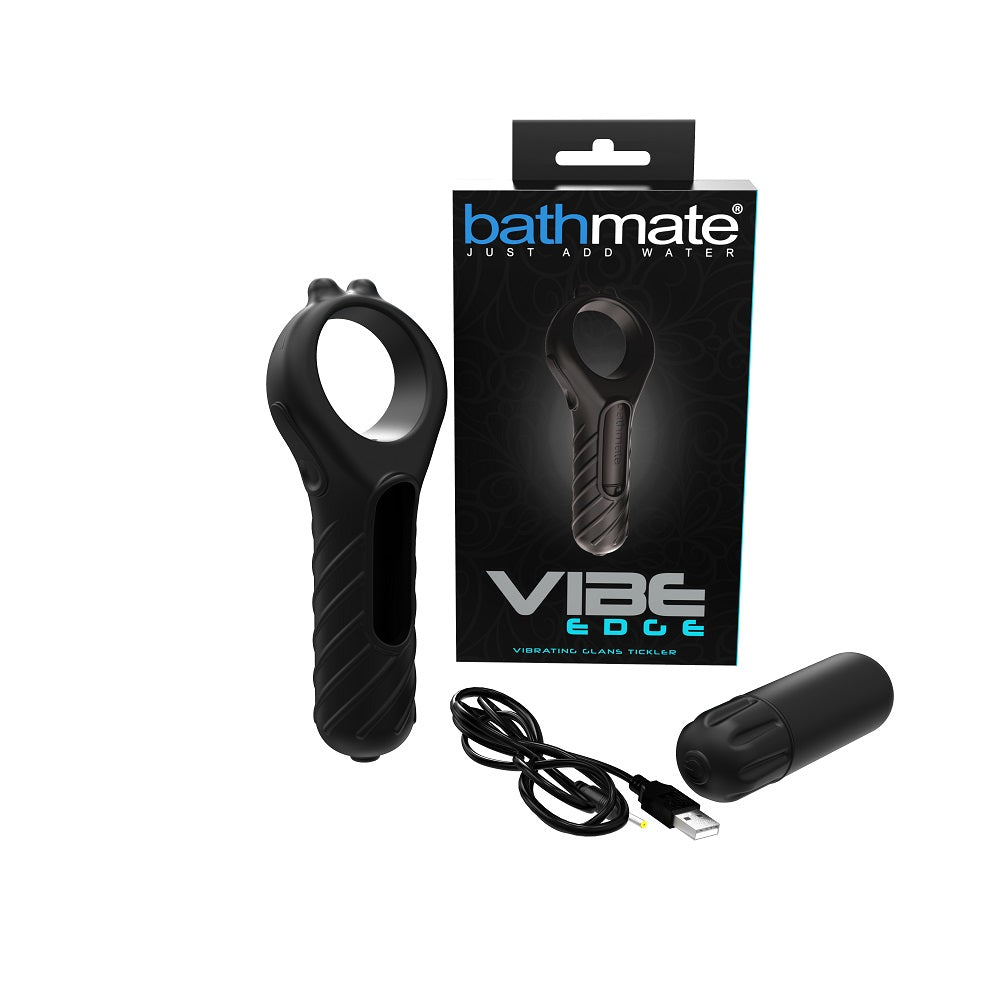Bathmate vibe edge vibrating glans tickler - cock rings peaches and screams
