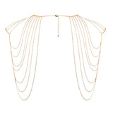Bijoux indiscrets magnifique gold shoulder jewellery necklace - peaches and screams