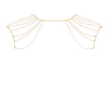 Bijoux indiscrets magnifique gold shoulder jewellery necklace - peaches and screams