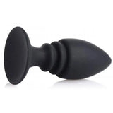 Black cock ring harness with silicone butt plug - peaches and screams