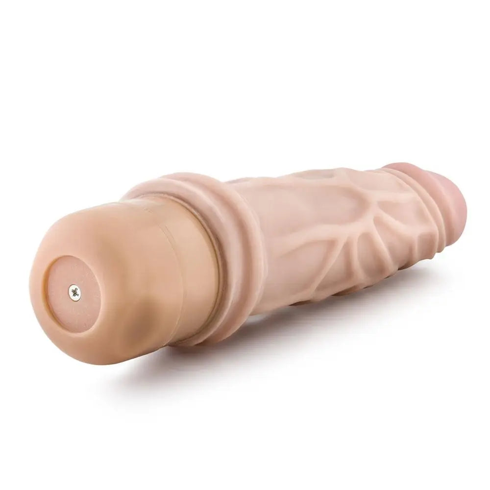 Blush novelties flesh pink 7.5 inch realistic vibrator - peaches and screams