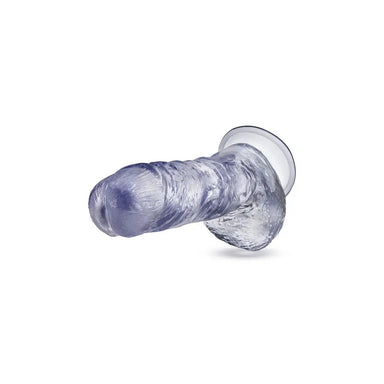 Blush Novelties Rubber Clear Realistic Dildo With Suction Cup - Peaches and Screams