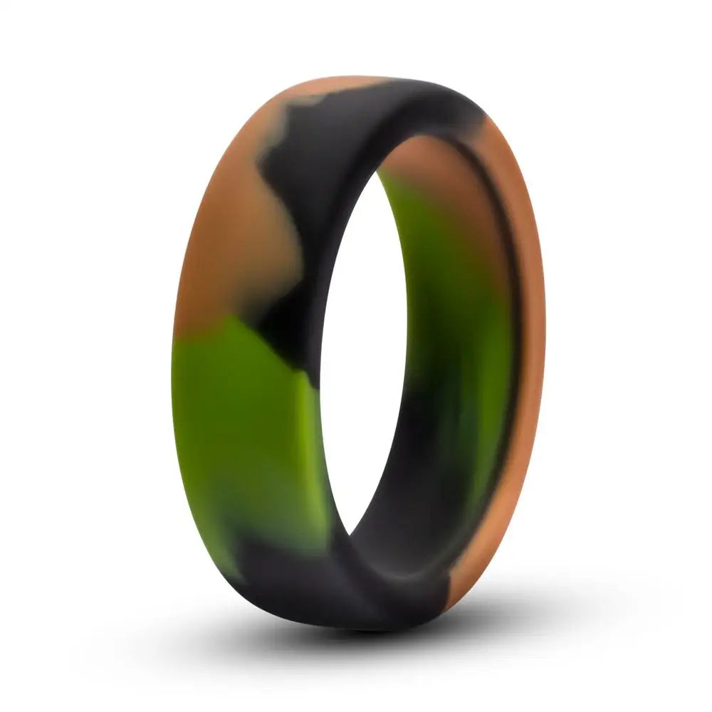 Blush novelties silicone green stretchy cock ring - peaches and screams