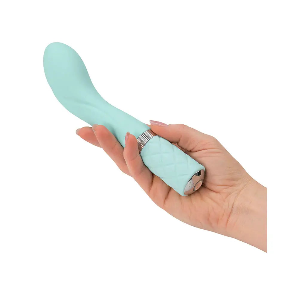 Bms enterprises 8 inch silicone green rechargeable vibrator - peaches and screams