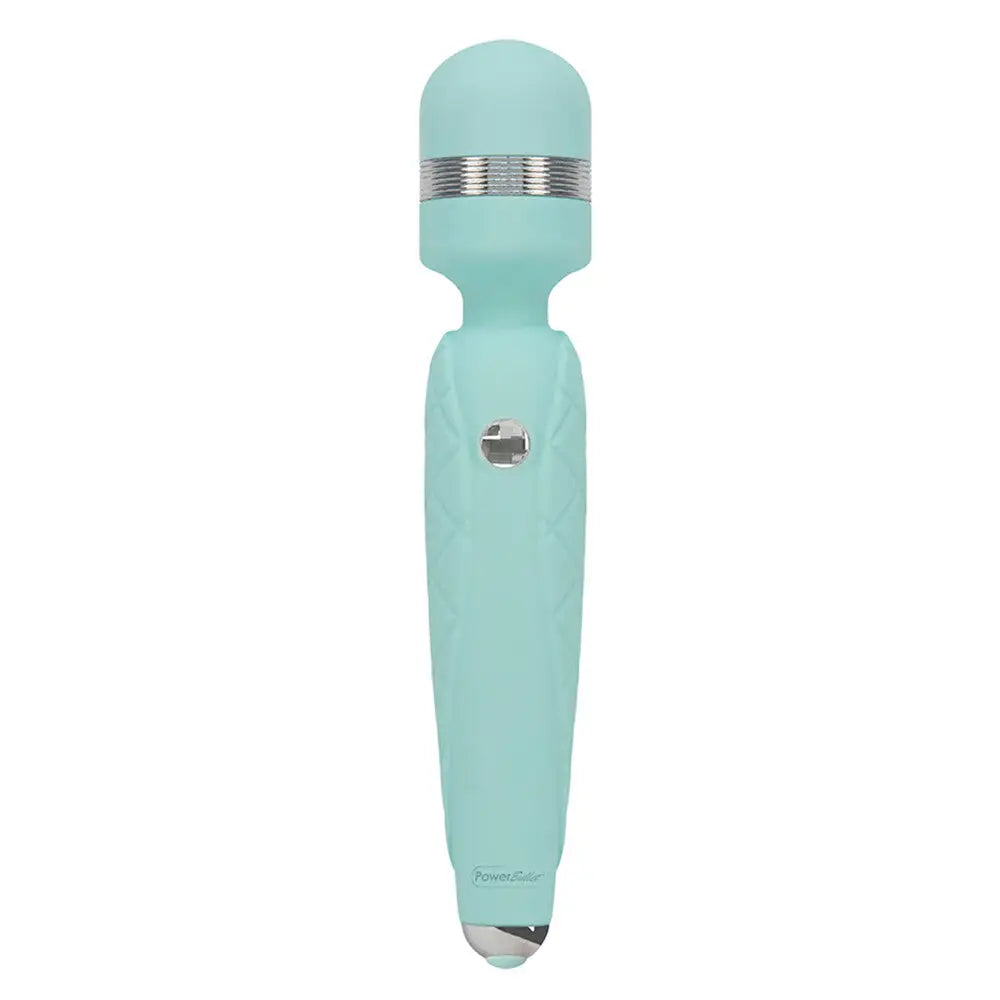 Bms enterprises silicone green cheeky wand with travel lock - peaches and screams