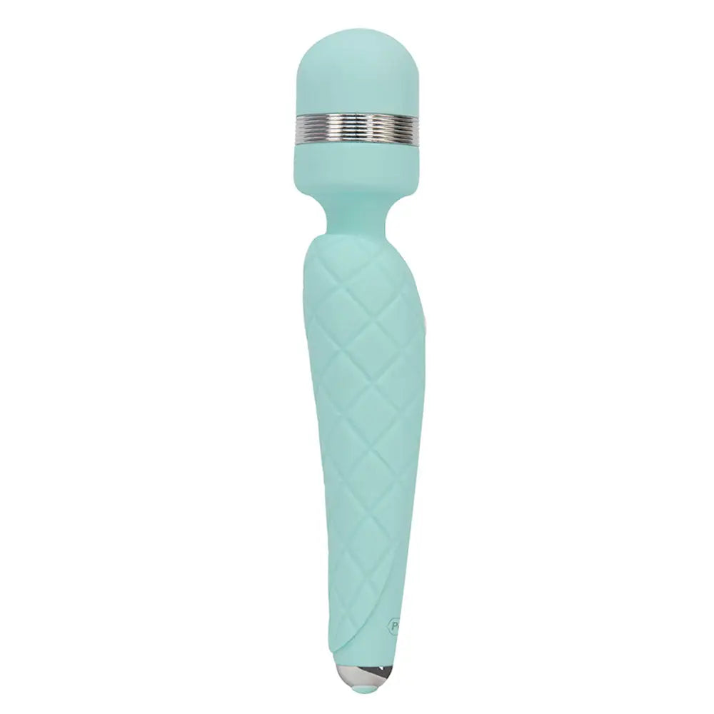 Bms enterprises silicone green cheeky wand with travel lock - peaches and screams