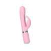 Bms enterprises silicone pink rabbit vibrator 9.4 inch - peaches and screams