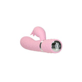 Bms enterprises silicone pink rabbit vibrator 9.4 inch - peaches and screams