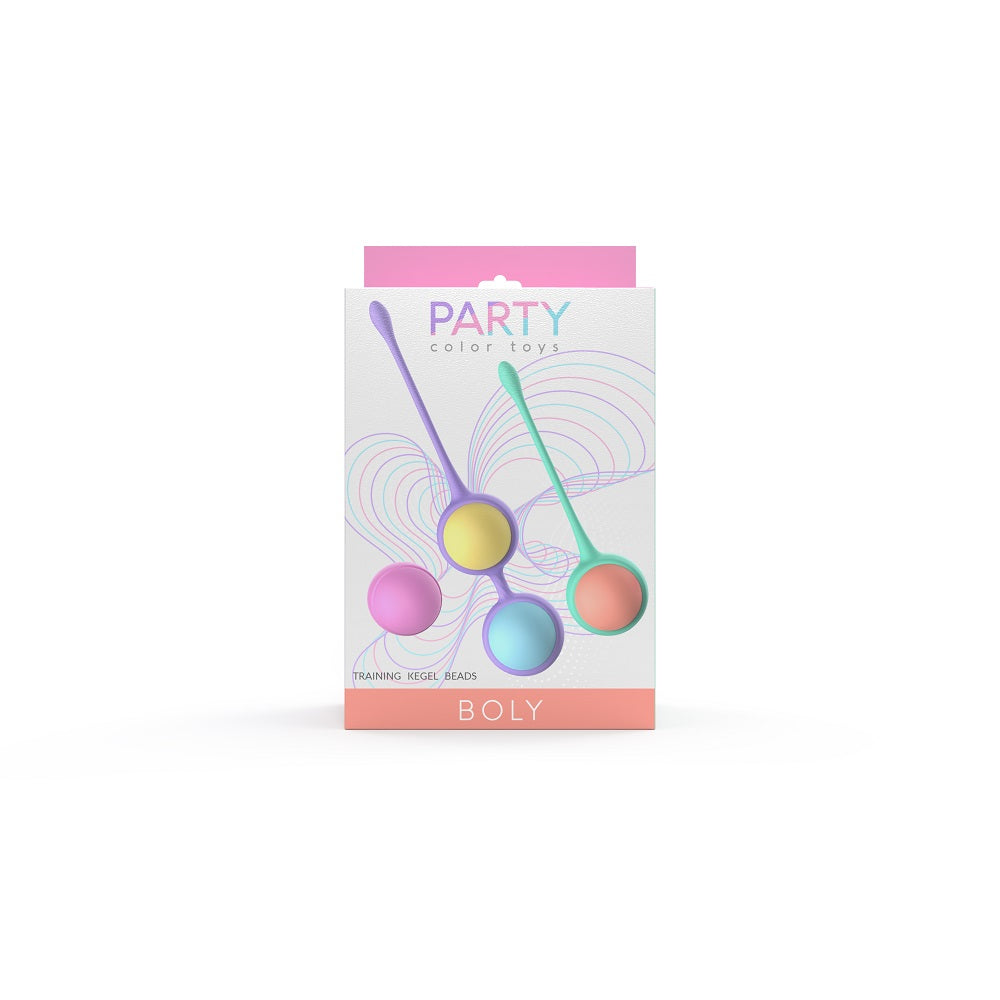 Boly kegel training beads weighted silicone love eggs - love eggs peaches and screams