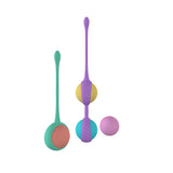 Boly kegel training beads weighted silicone love eggs - love eggs peaches and screams