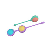 Boly kegel training beads weighted silicone love eggs - love eggs peaches and screams