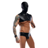 Bondage set with soft restraints and sensory accessories - peaches and screams