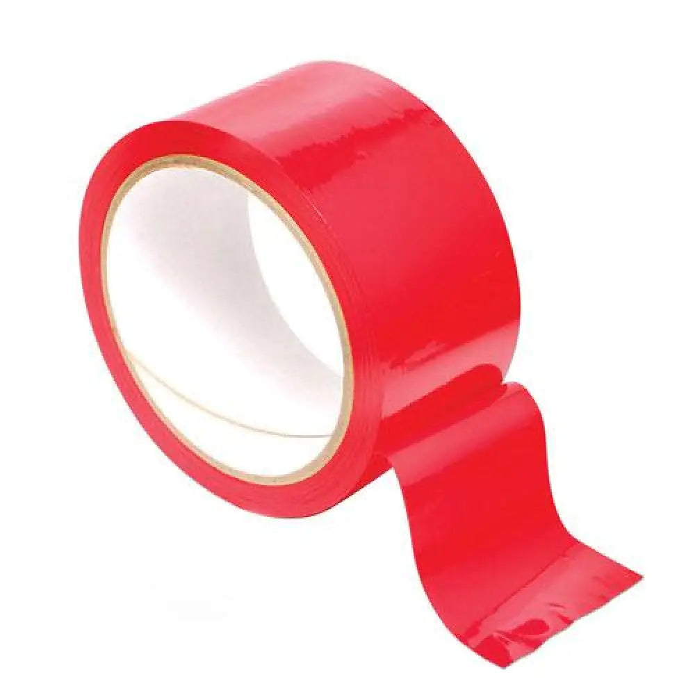 Bondage tape 2-inch wide red self-adhesive restraints 20m - peaches and screams