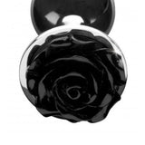 Booty sparks black large aluminium metal butt plug 4 inch - peaches and screams