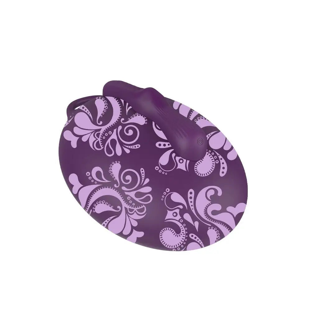Bouncy bliss sit on vibrator purple remote control silicone - peaches and screams