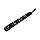 Bound leather collar - bondage collars peaches and screams
